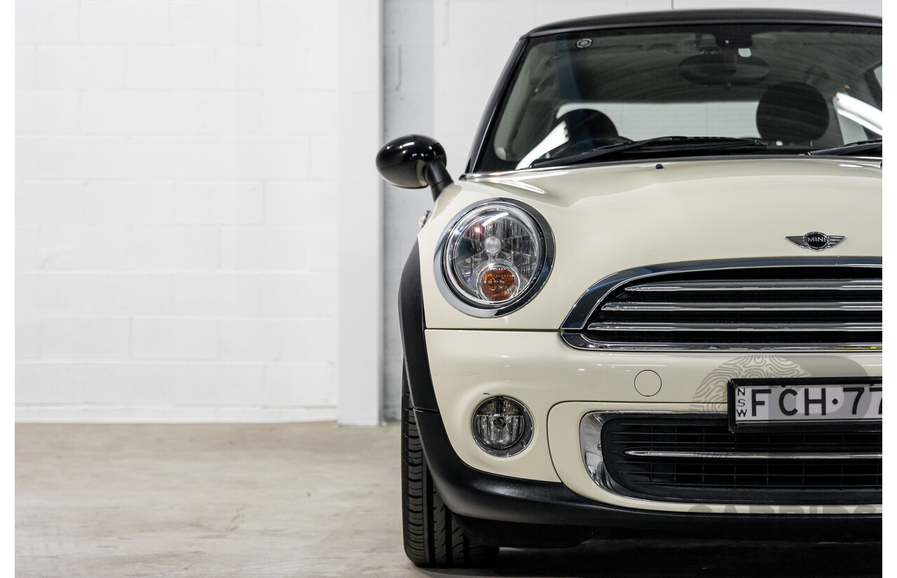 7/2011 Mini Cooper Chilli R56 MY11 2d Hatchback Pepper White 1.6L