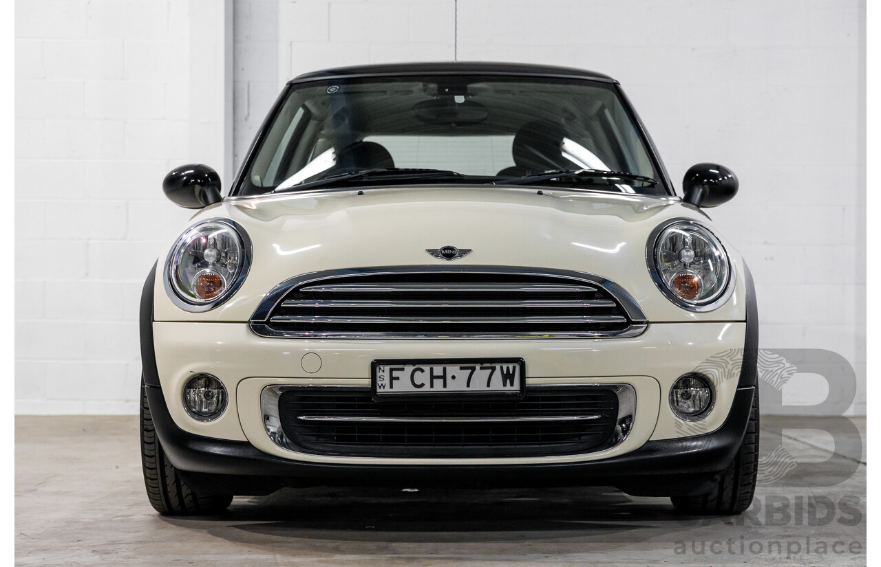 7/2011 Mini Cooper Chilli R56 MY11 2d Hatchback Pepper White 1.6L