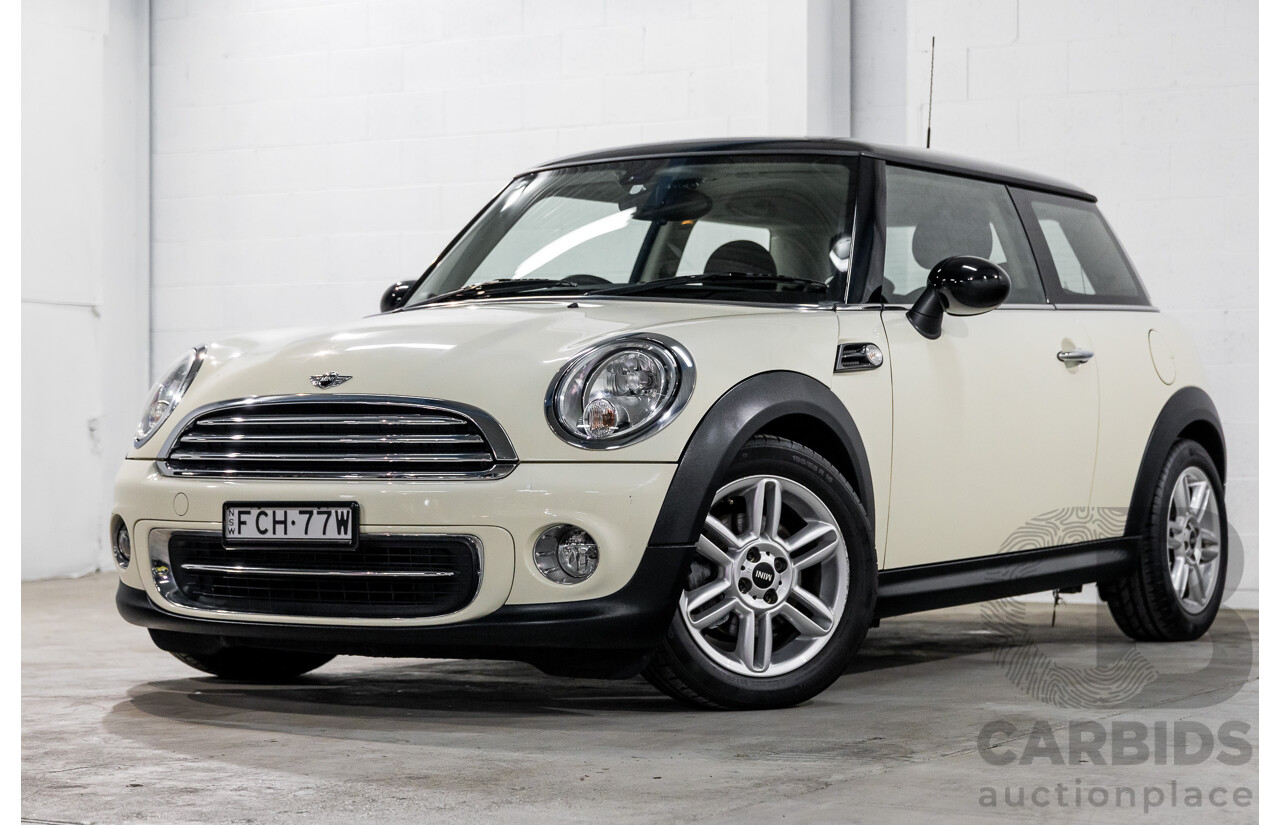 7/2011 Mini Cooper Chilli R56 MY11 2d Hatchback Pepper White 1.6L