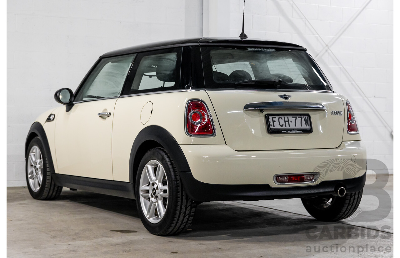 7/2011 Mini Cooper Chilli R56 MY11 2d Hatchback Pepper White 1.6L