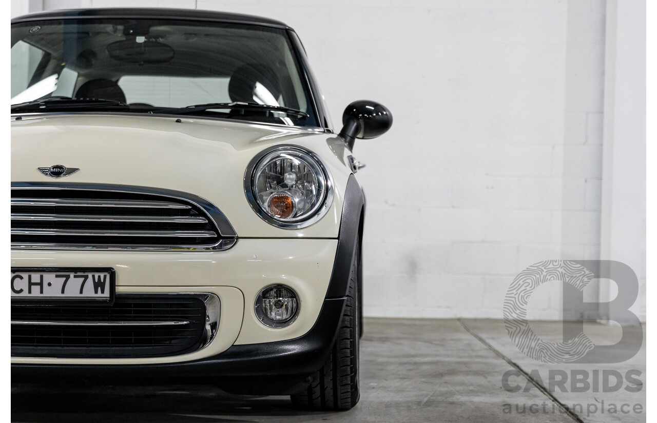 7/2011 Mini Cooper Chilli R56 MY11 2d Hatchback Pepper White 1.6L