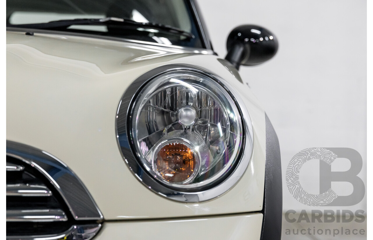 7/2011 Mini Cooper Chilli R56 MY11 2d Hatchback Pepper White 1.6L