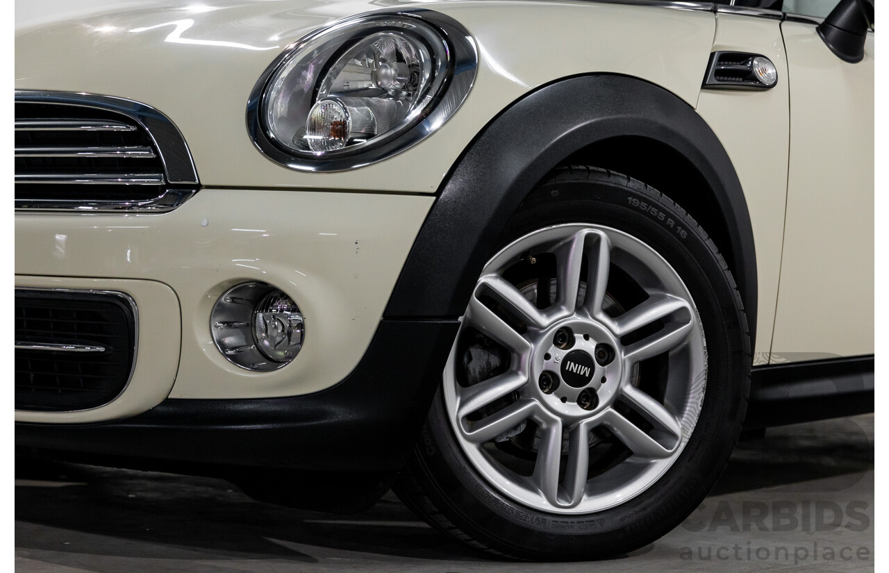 7/2011 Mini Cooper Chilli R56 MY11 2d Hatchback Pepper White 1.6L