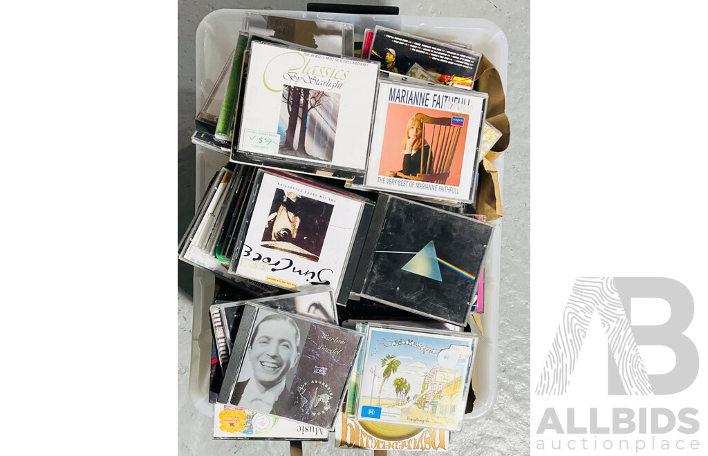 Large Collection of CDs From a Variety of Genres and Artists