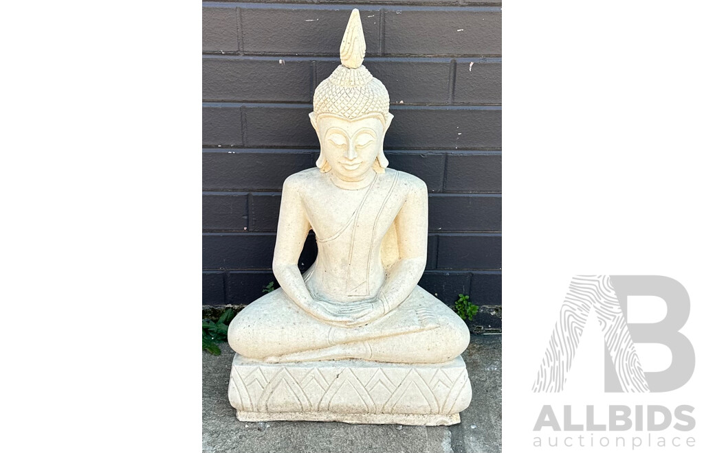 Concrete Seated Buddha Statue