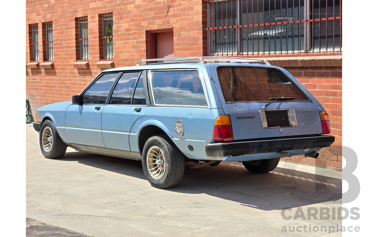 1/1982 Ford XD Fairmont 4d Wagon Polaris Blue V8 4.9L