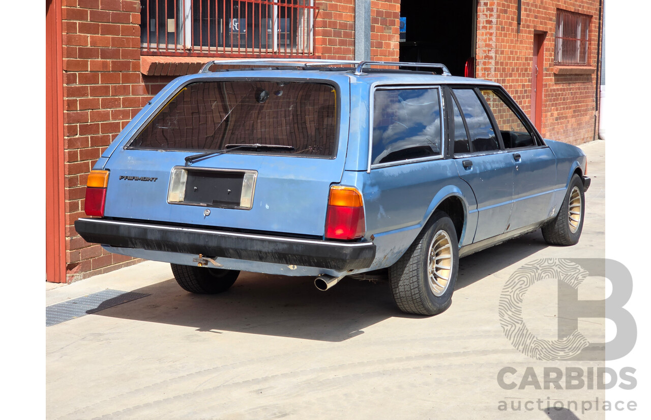 1/1982 Ford XD Fairmont 4d Wagon Polaris Blue V8 4.9L