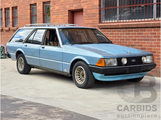 1/1982 Ford XD Fairmont 4d Wagon Polaris Blue V8 4.9L