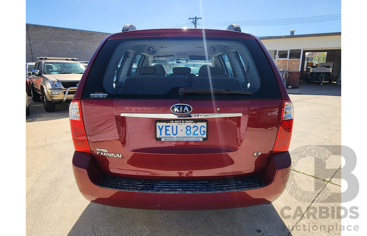 11/2006 Kia Grand Carnival (EX) VQ 4d Wagon Red 3.8L