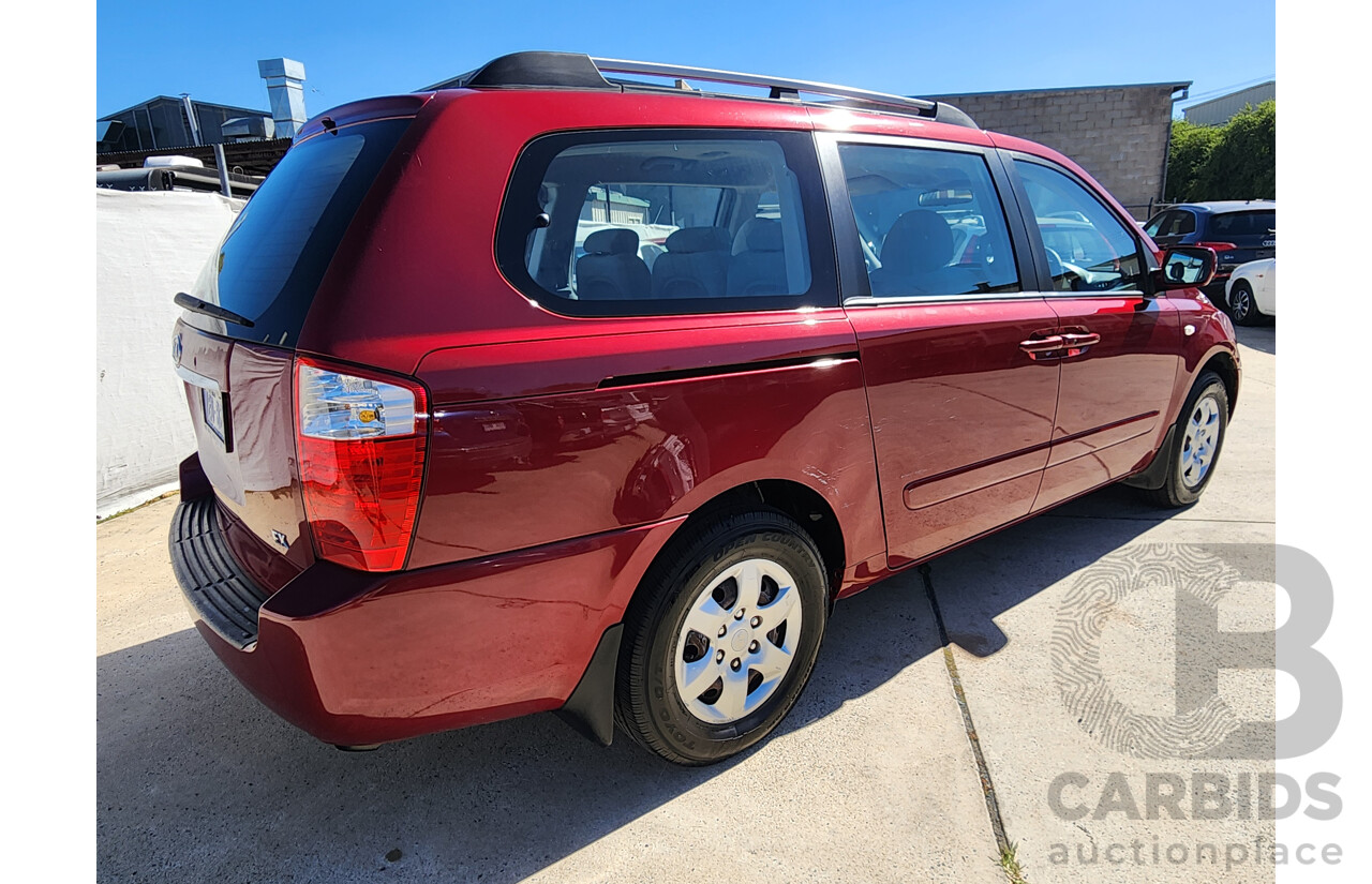 11/2006 Kia Grand Carnival (EX) VQ 4d Wagon Red 3.8L