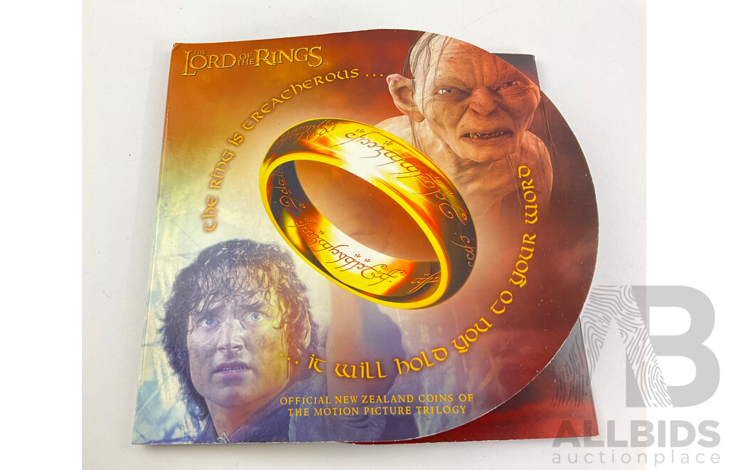 New Zealand 2003 Six Fifty Cent Coins Lord of the Rings Commemorative Set