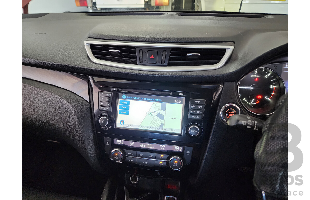 10/2014 Nissan Qashqai TL J11 4d Wagon Red 1.6L