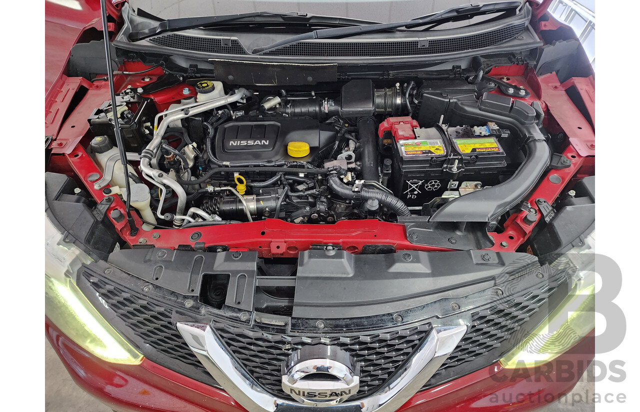 10/2014 Nissan Qashqai TL J11 4d Wagon Red 1.6L