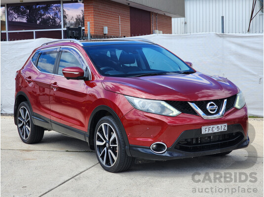 10/2014 Nissan Qashqai TL J11 4d Wagon Red 1.6L