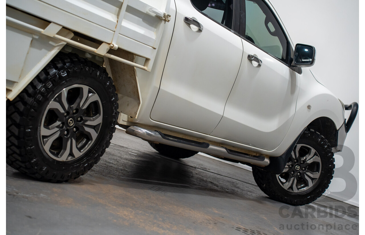 4/2017 Mazda BT50 XTR (4x4)  Dual Cab Utility White Turbo Diesel 3.2L