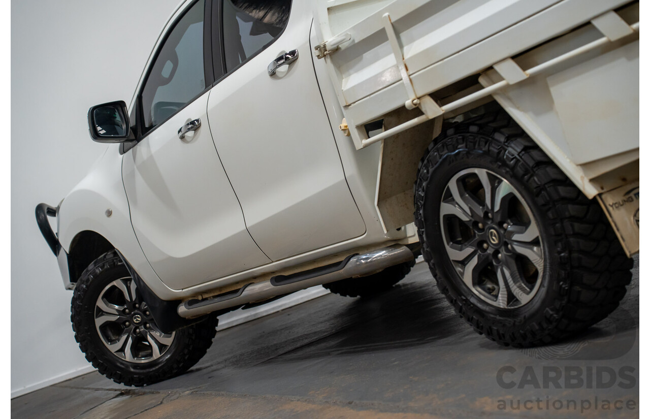 4/2017 Mazda BT50 XTR (4x4)  Dual Cab Utility White Turbo Diesel 3.2L