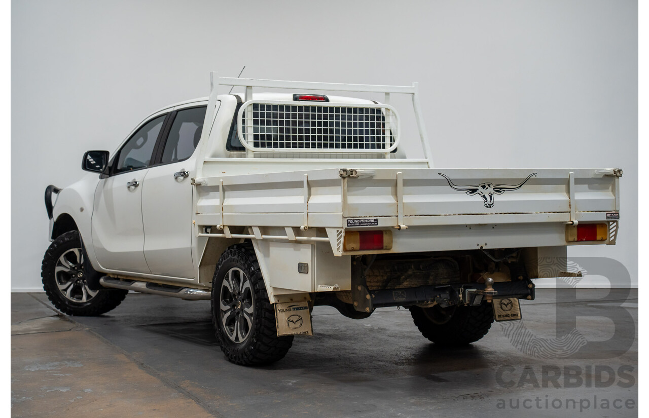 4/2017 Mazda BT50 XTR (4x4)  Dual Cab Utility White Turbo Diesel 3.2L