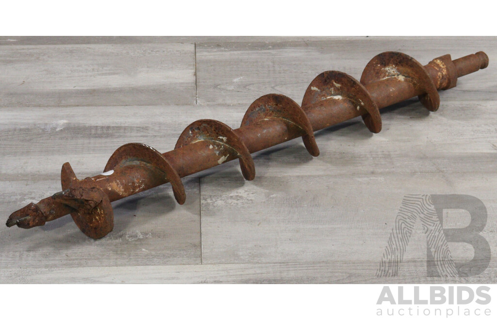Rustic Eight Inch Earth Auger