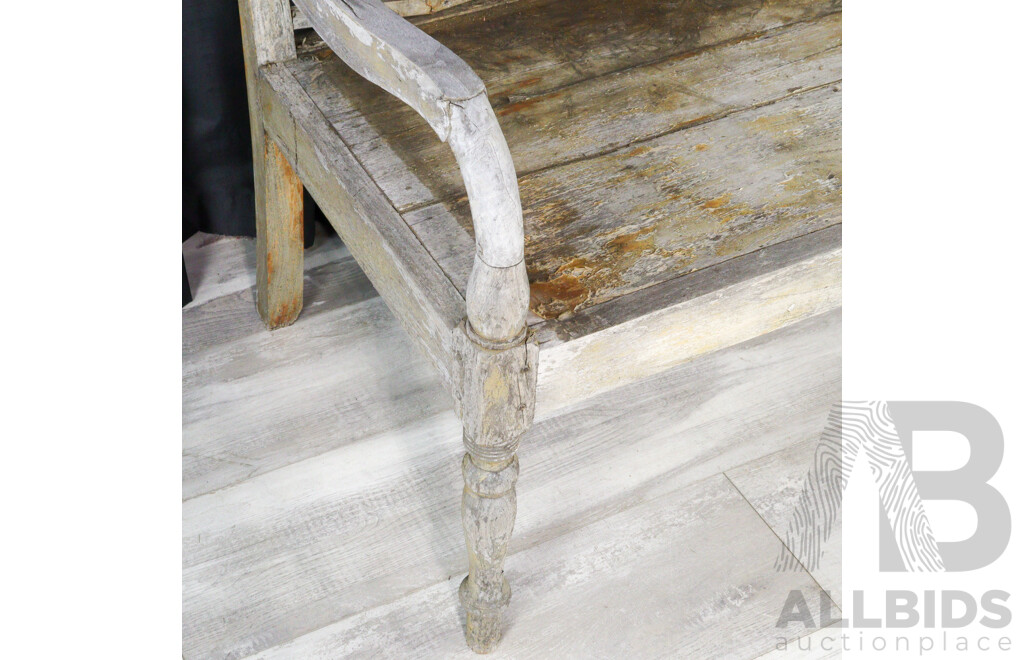 Rustic Timber Verandah Bench