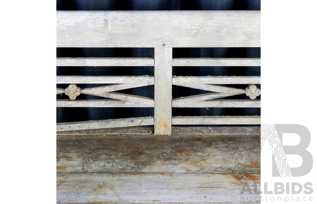 Rustic Timber Verandah Bench