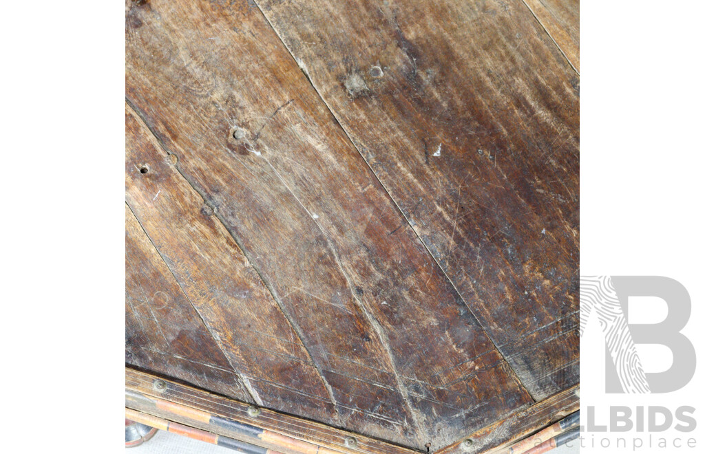 Rustic Timber Octagonal Tea Table