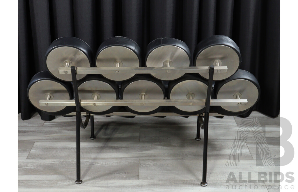 George Nelson Style Two Seater Settee