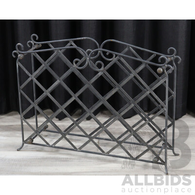 Small Metal Wine Rack