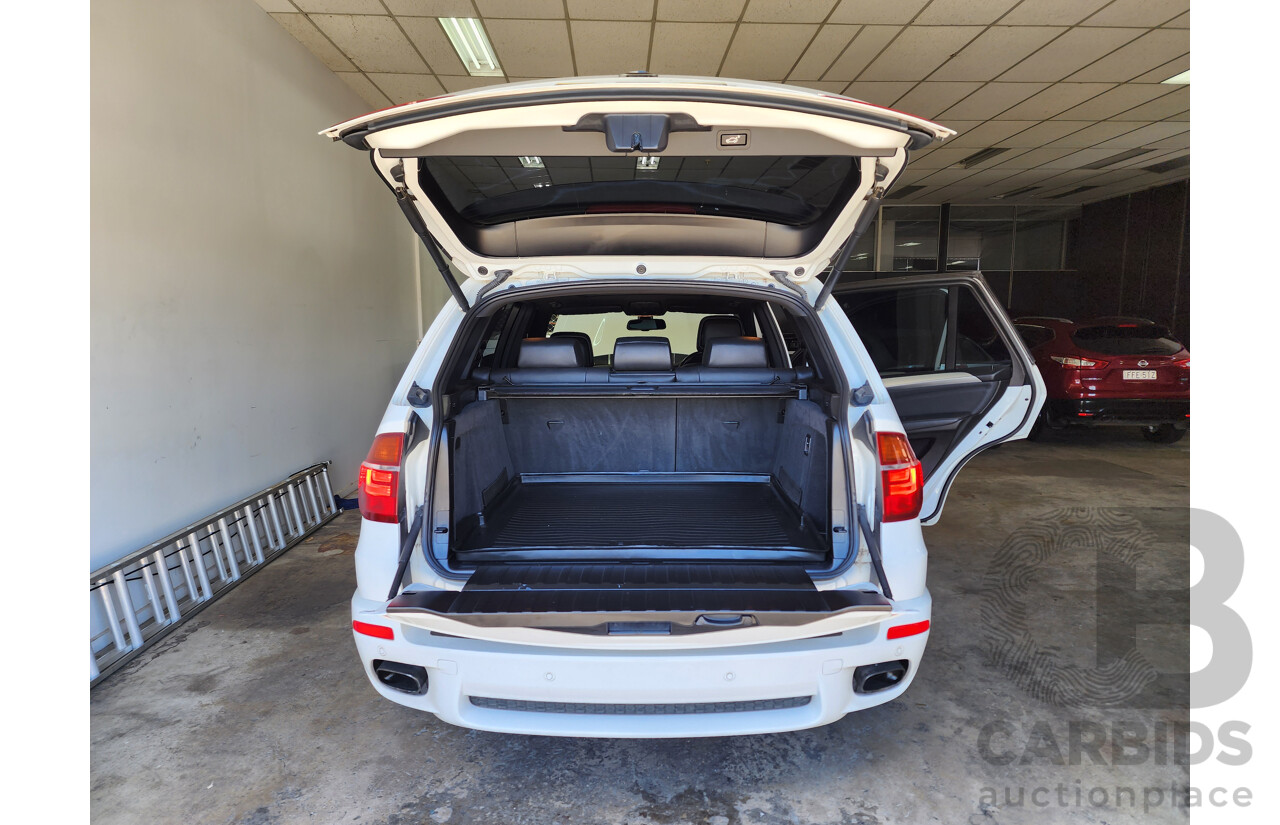 6/2012 Bmw X5 Xdrive 30d E70 4d Wagon White 3.0L