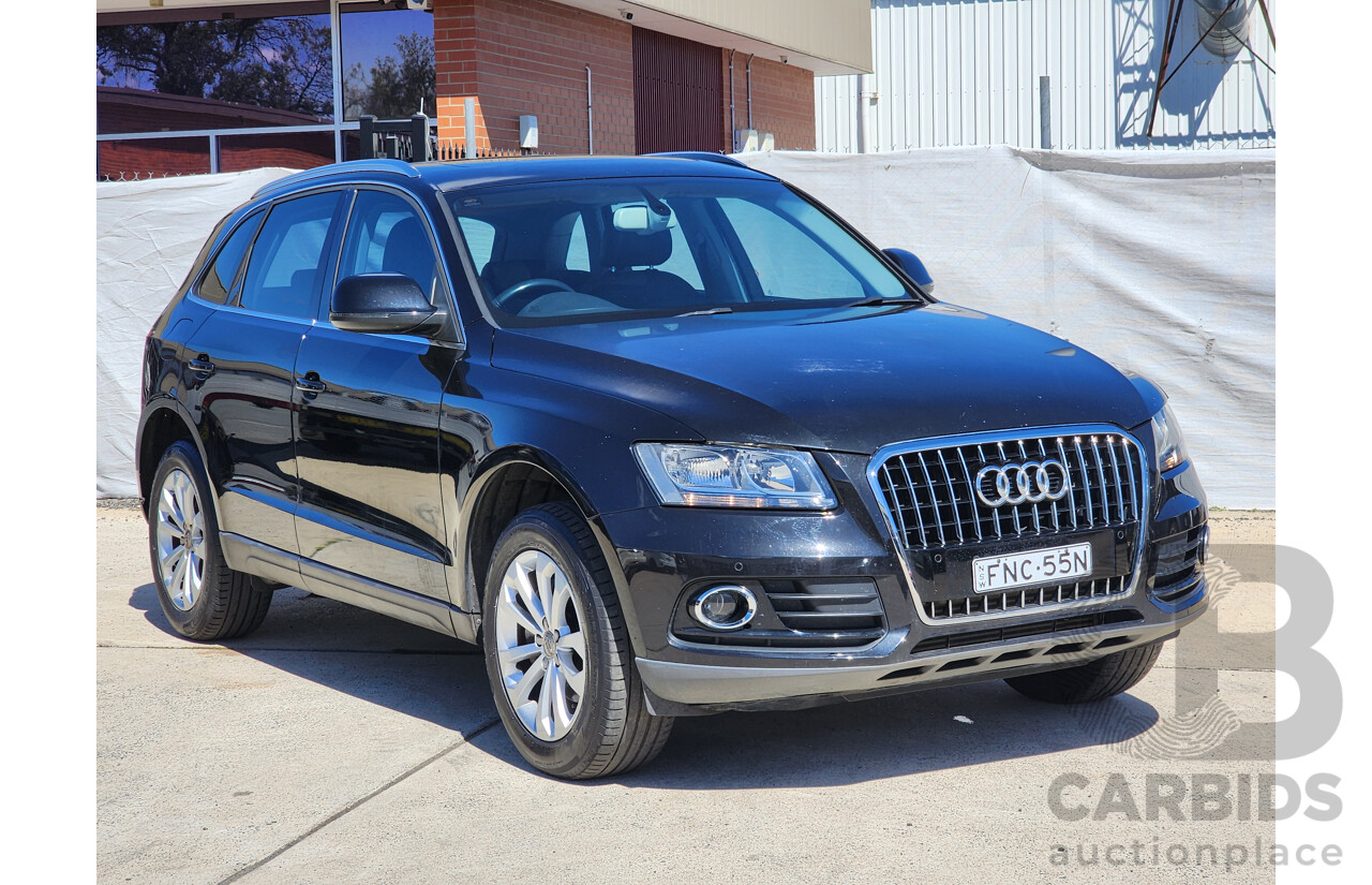 3/2013 Audi Q5 2.0 TFSI Quattro 8R MY13 4d Wagon Black 2.0L