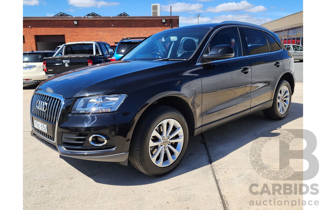 3/2013 Audi Q5 2.0 TFSI Quattro 8R MY13 4d Wagon Black 2.0L