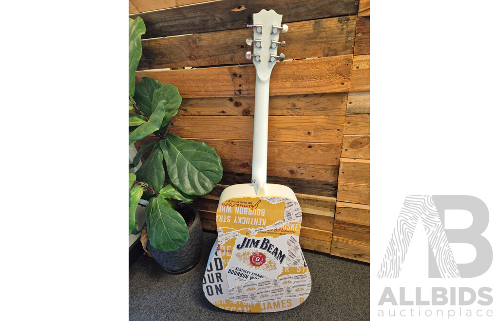 L121 - Jim Beam Promo Model Acoustic Guitar