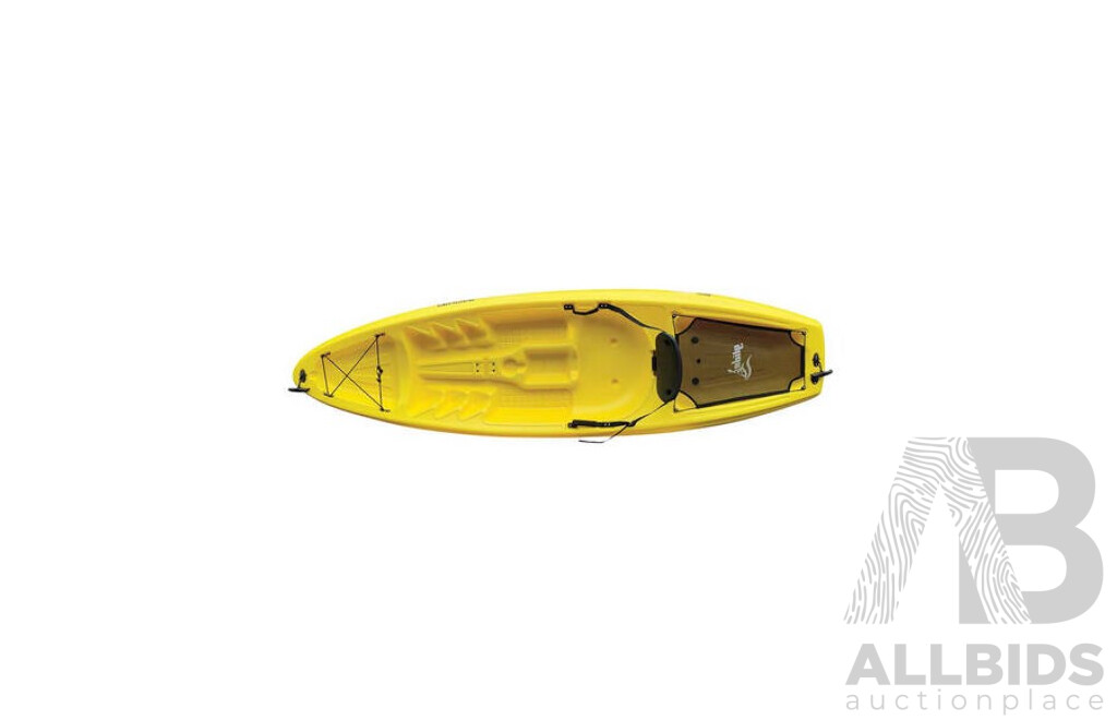 L19 - Glide Cruiser Sit-On Kayak 2.6m Yellow Straight Kayak Paddle 2.18m