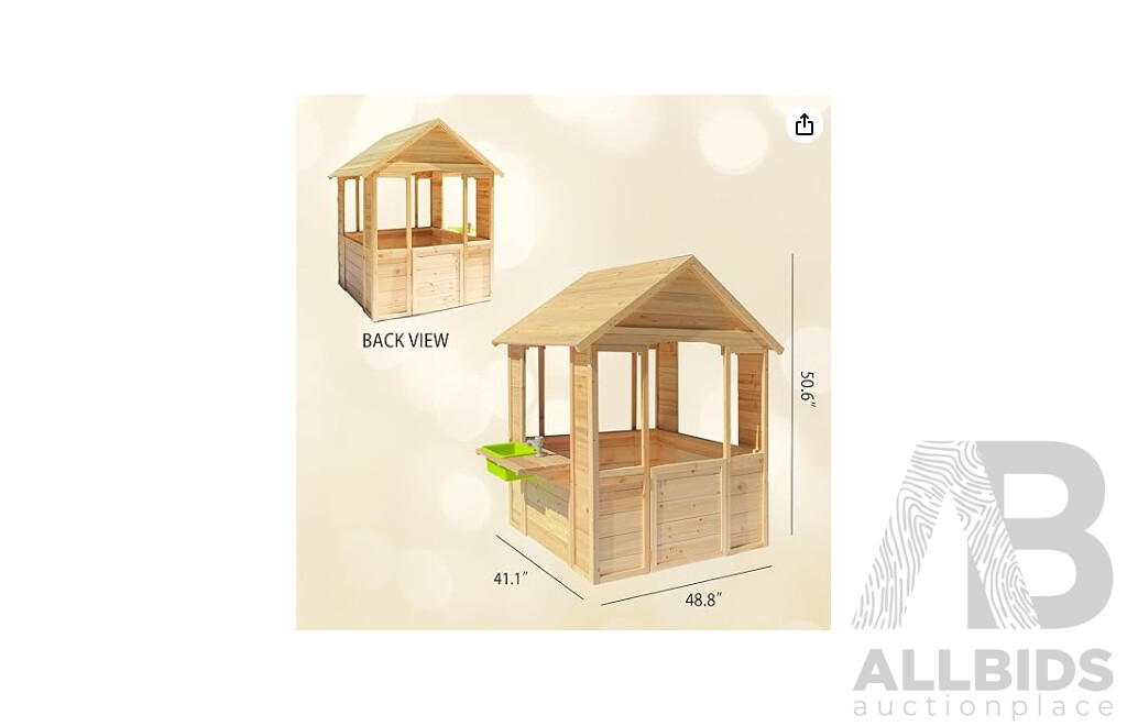 L60 - Outdoor kids playhouse/Cubbyhouse