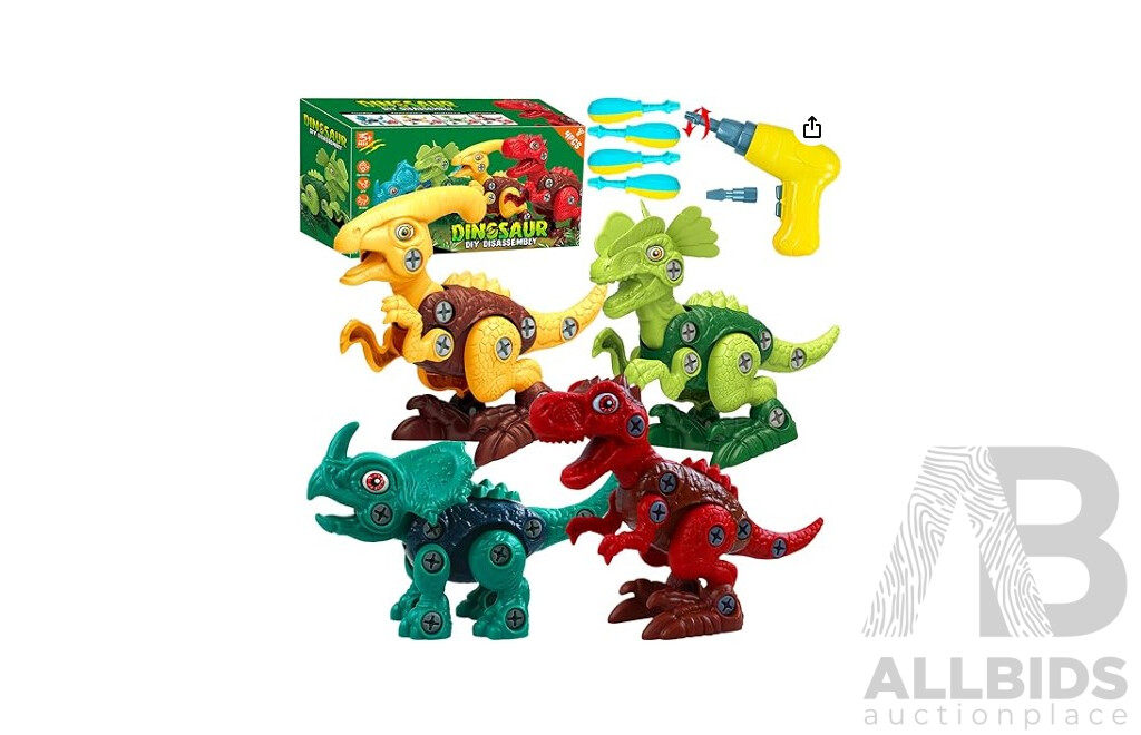 L62 - Pack of four dinosaur toys