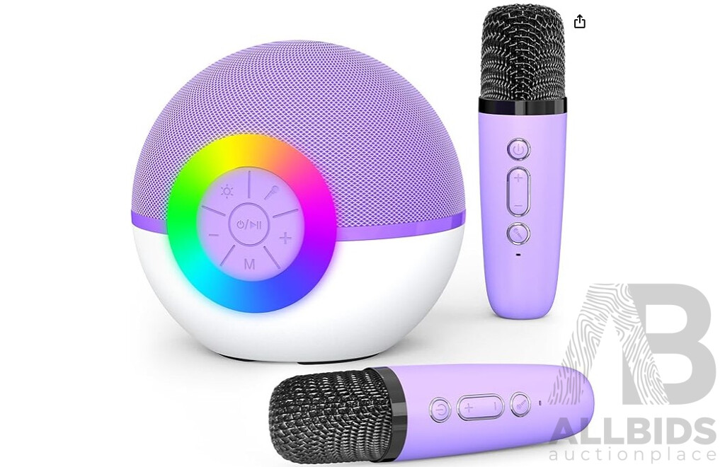 L66 - Mgaolo mini karaoke machine for kids - purple