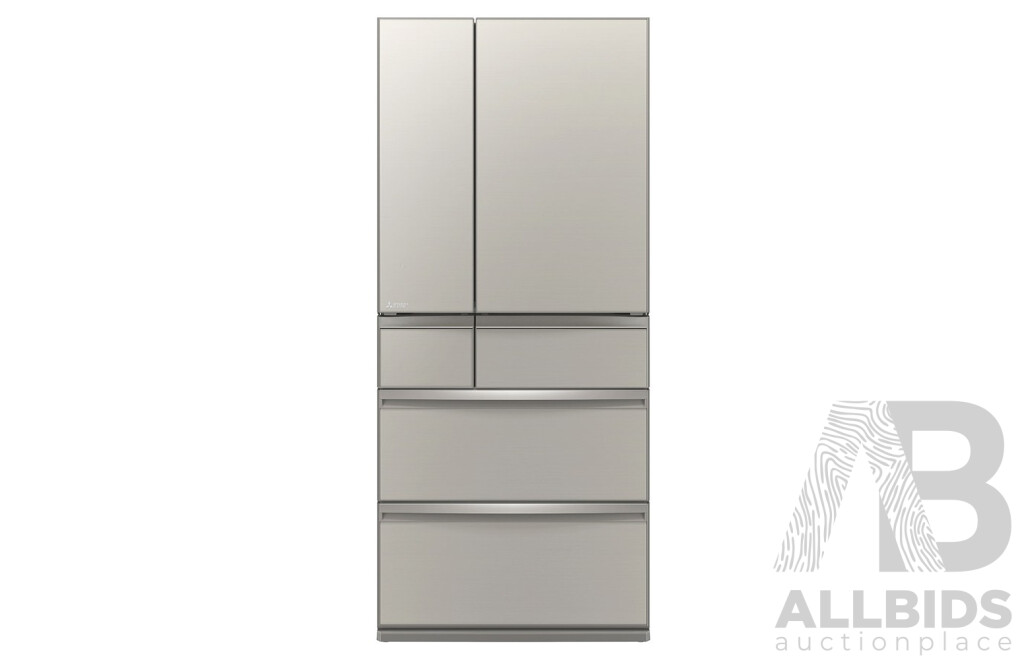 L96 - Mitsubishi Electric 700L Multi Drawer Fridge valued at $4,500