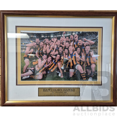 L108 - Hawthorn Hawks ALF Premiers 2008 framed photo