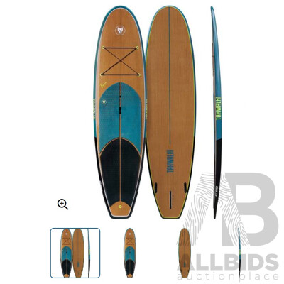 L18 - Tahwalhi Epoxy Stand Up Paddle Board 10'2 - Bryon Tahwalhi adjustable SUP aluminium paddle - 3 piece black in colour