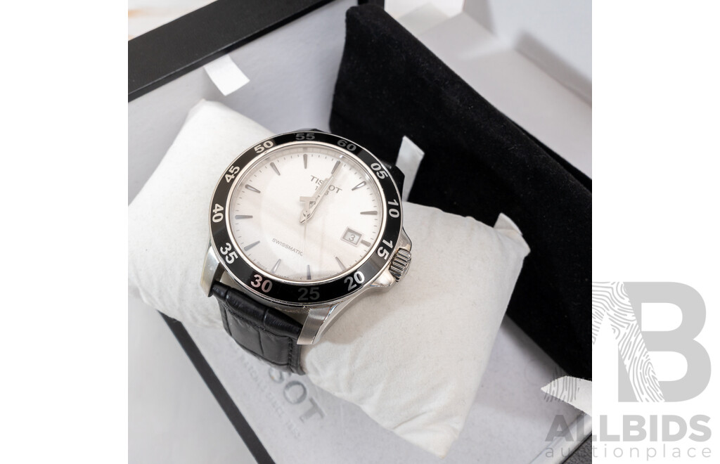Tissot 42mm V8 Swissmatic Watch, T106.407.11.031.00
