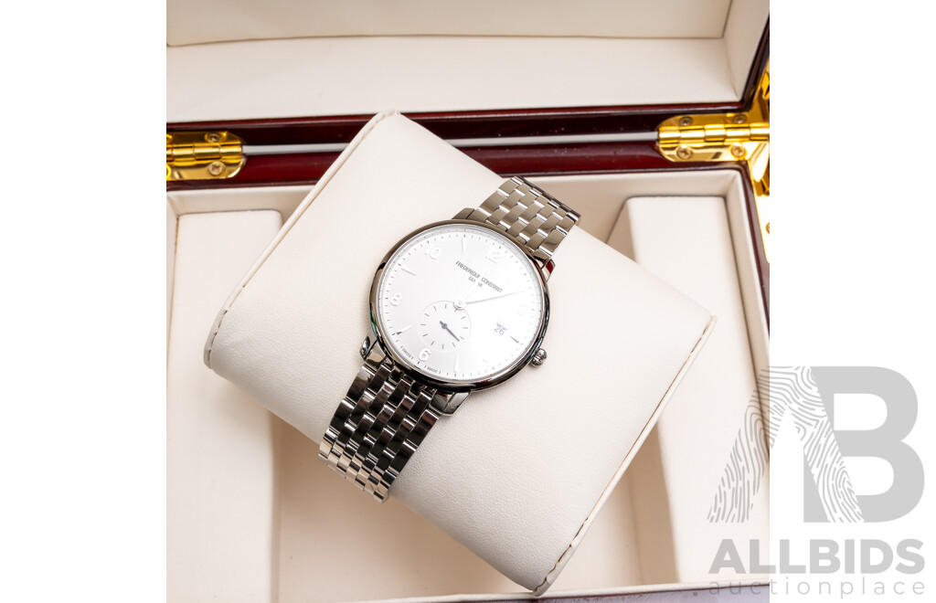 Frederique Constant 38mm Quartz Men's Watch, Model FC200/220/245X5S34/5/6