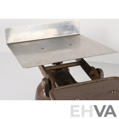 Set of Vintage Ajax Bench Top Balance Scales, Ex Post Office