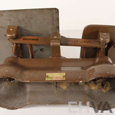 Set of Vintage Ajax Bench Top Balance Scales, Ex Post Office