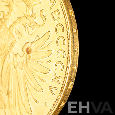 Austrian Empire 1915 Gold One Hundred Corona Coin, Francis Joseph I .900 - 33.88 Grams
