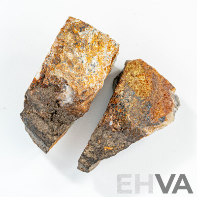 Gold Infused Granite, Small Specimens for a Beginner's Collection