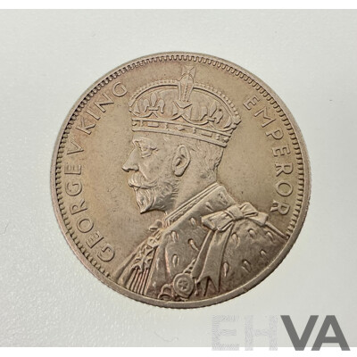 Rare Australian 1934-35 Silver KGV Florin, Commemorative Victoria Centenary .925