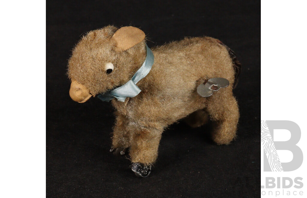 Vintage Clockwork Bouncing Donkey