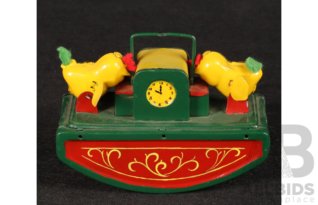 Vintage Pressed Steel Clockwork Cocks at See Saw Toy