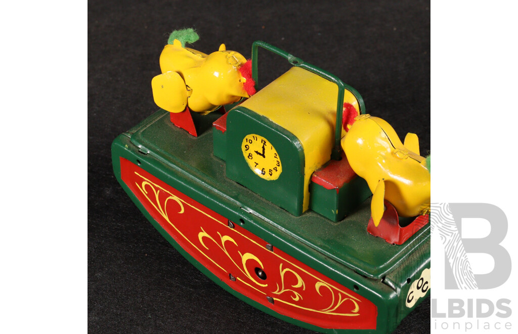 Vintage Pressed Steel Clockwork Cocks at See Saw Toy