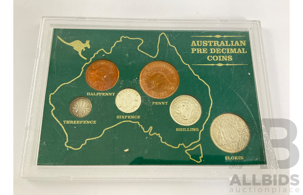 Australian Predecimal Coin Set