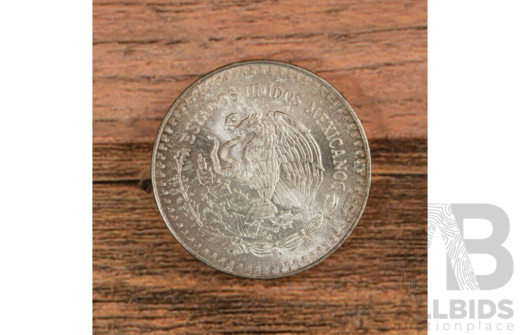 Mexico 1991 Silver One Onza Coin .999